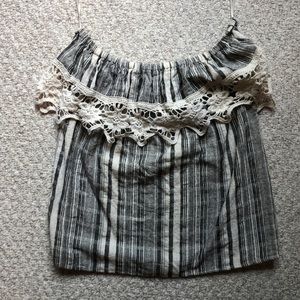 Off the shoulder top!